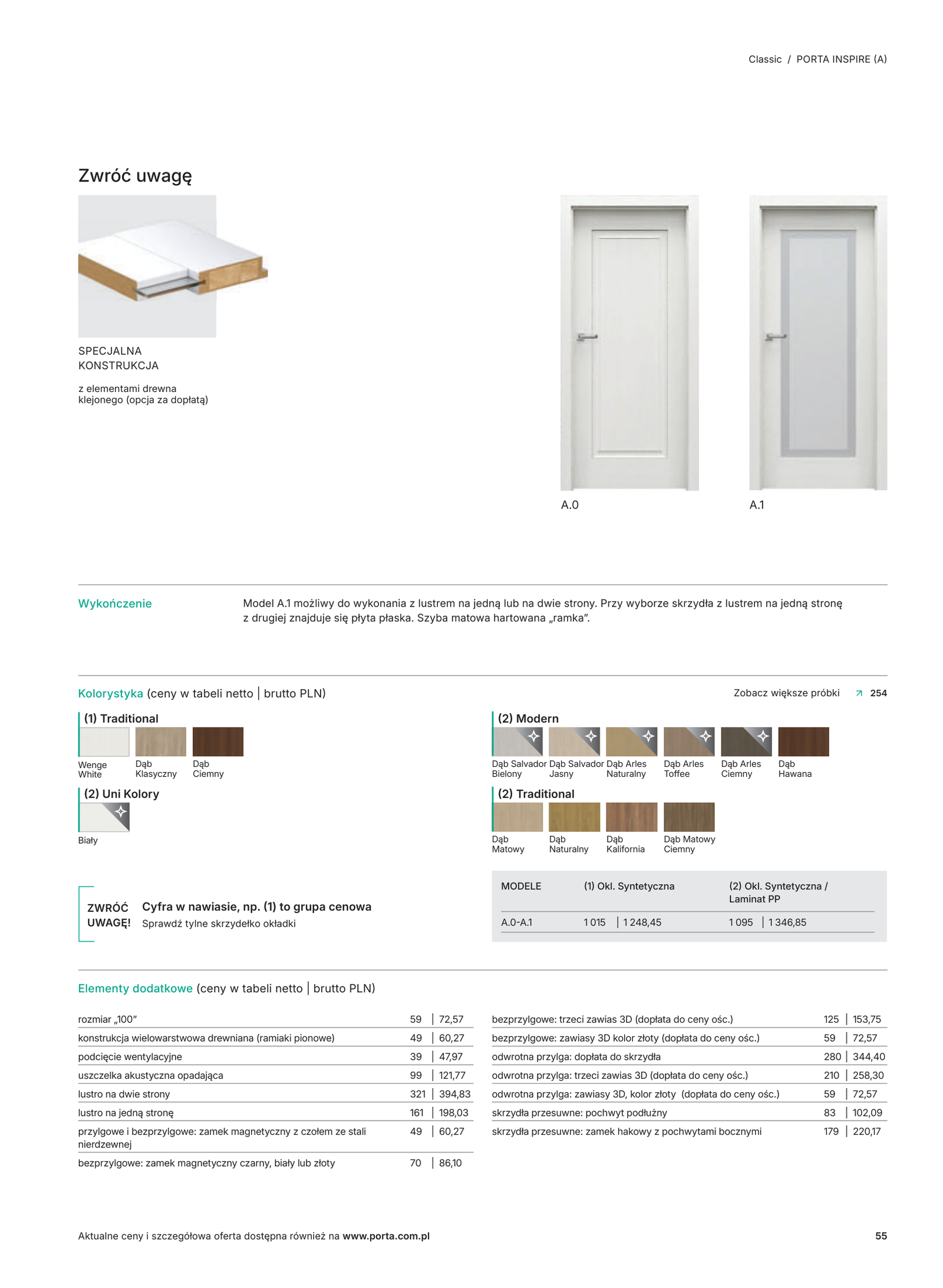 PORTA INSPIRE gr. A